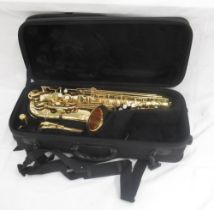 Jupiter 500 Series Saxophone, serial no.254187 in fitted travel case, with Yamaha 4C mouthpiece