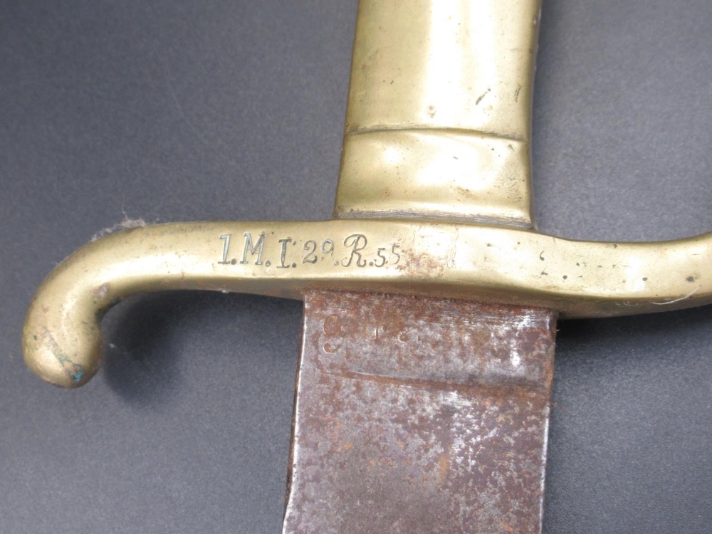 Imperial German 1871 pattern Faschinenmesser, missing original scabbard. With light age-related wear - Image 3 of 3