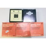 3x boxes (25) of Eley Grand Prix 12b cartridges. One box of Purdy 12 bore and one box of Holland and