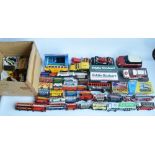 Collection of model vehicles, mostly diecast from EFSI, Matchbox, Burago, Franklin Mint, a