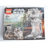 Lego Star Wars Ultimate Collectors series 10174 Imperial AT-ST. Model has been built and partially