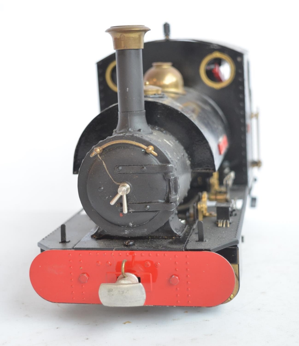 32mm G gauge outdoor metal narrow 0-4-0 'Piccadilly' model steam locomotive with added remote - Image 8 of 11