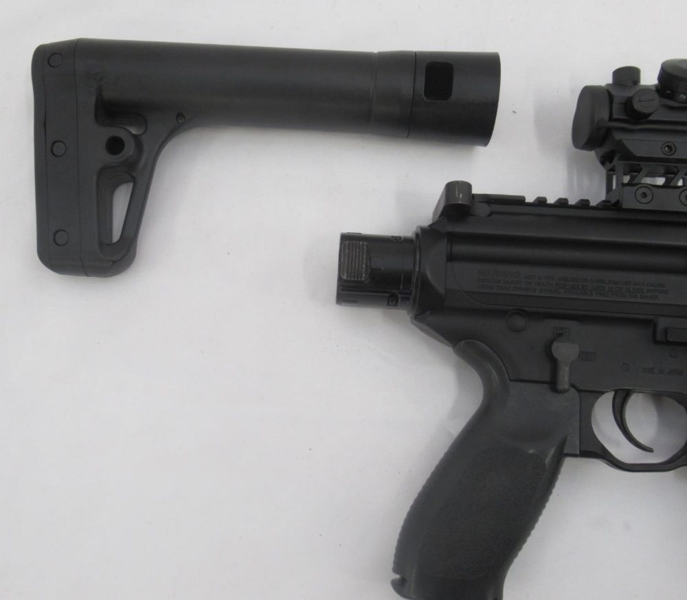 Sig Sauer MPX .177 CO2 powered air rifle, with fitted Feyachi laser dot sight, with RVG forward - Bild 5 aus 8