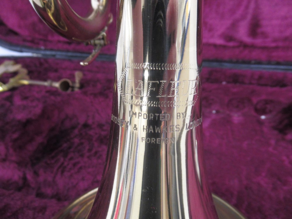 LaFleur Imported by Boosey & Hawkes trumpet, serial no.054904, with Gretzen 5C mouthpiece in - Image 4 of 6
