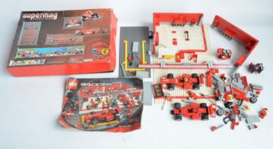 Lego 8144 Ferrari 248 F1 Team (no box but with instructions, cannot guarantee complete) and boxed