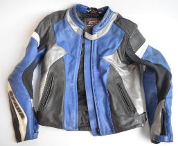 Genuine Spada leather armoured bikers jacket, size 54 in excellent little worn condition