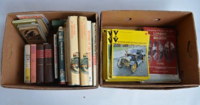 Collection of automobile related books and magazines to include Veteran And Vintage Magazine, London