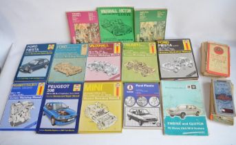 Collection of Haynes manuals and other workshop publications to include vintage Mini 1959-75,