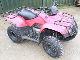 Honda Fourtrax Recon ES. Registration number YX69 CKG. 229cc petrol Quad bike. V5 certificate and