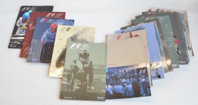 Nineteen official Formula 1 race day programmes to include Silverstone, Monaco, Indianapolis, Monza,