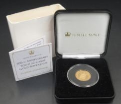 Jubilee Mint - Queen Elizabeth II 500th Anniversary Solid 22ct Gold Sovereign, ltd.ed.