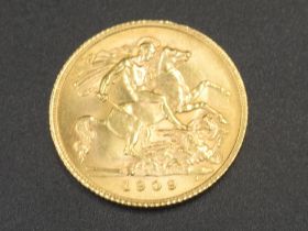 Edward VII 1909 Sovereign