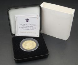 The Jubilee Mint - The Prince Charles 70th Birthday Solid 22ct Gold Proof Alderney £2 Coin,