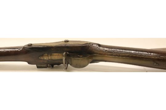 Ketland & Co flintlock `Brown Bess' service pattern .750 musket, 42" barrel with traces of proof - Image 8 of 10