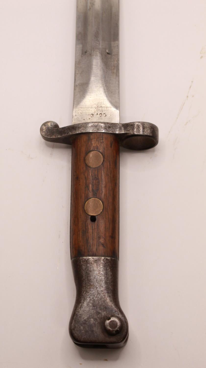 British M1888 Lee Metford bayonet with War Department stamp to ricasso , in good condition - Image 4 of 6