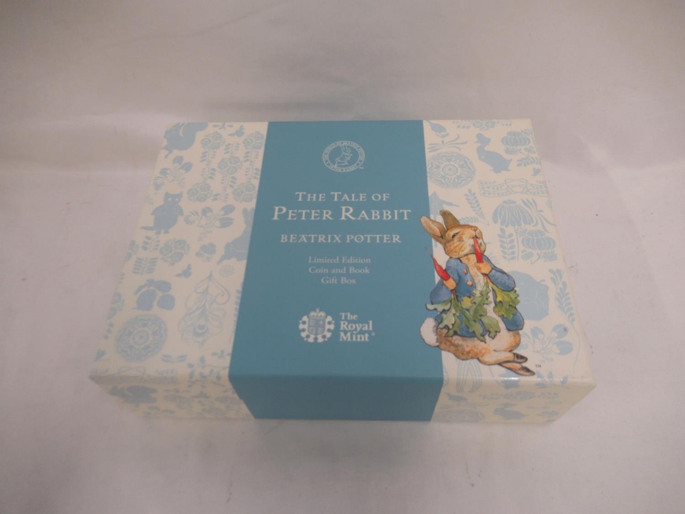 The Royal Mint - The Tale of Peter Rabbit Beatrix Potter Limited Edition Silver Proof coin and - Image 4 of 4