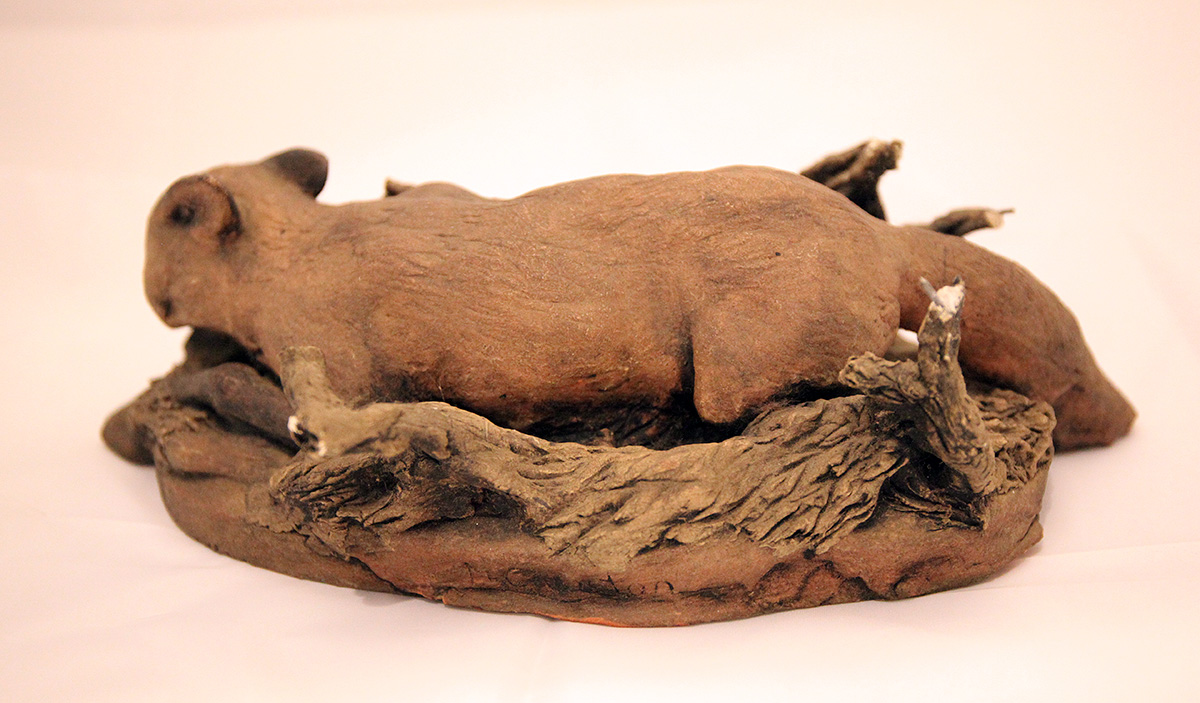 Pottery Fox Sculpture - Image 4 of 4
