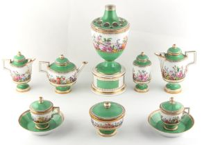 Property of a deceased estate - a small quantity of Berlin porcelain tea ware, second quarter 19th