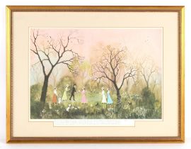 Property of a lady - Helen Bradley - 'IT WAS ON AN APRIL EVENING - ...' - print, number 4 of a