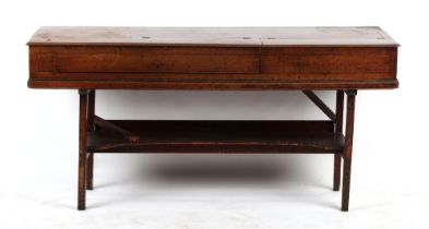 Property of a deceased estate - a late 18th century mahogany cased square piano, signed '