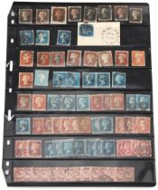 Property of a deceased estate - stamps, philately, philatelic - Great Britain: 1840-1870 a line