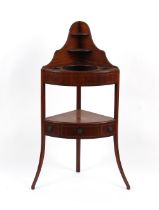 Property of a deceased estate - an early 19th century Regency period mahogany bow-fronted corner