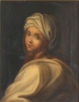 Property of a lady - late 19th century after Guido Reni - PORTRAIT OF BEATRICE CENCI - oil on