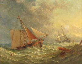 Property of a gentleman - attributed to Clarkson Stanfield RA (1793-1867) - FISHING BOAT AND OTHER