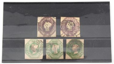 Property of a deceased estate - stamps, philately, philatelic - Great Britain: 1847-54 embossed 6d