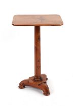 Property of a gentleman - maritime or nautical interest - an early Victorian cedarwood occasional