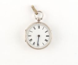 The Henry & Tricia Byrom Collection - a late Victorian silver cased pedometer, London 1899, 41mm