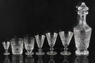 Property of a lady - a suite of Waterford Tramore pattern table glass, comprising thirty pieces, the
