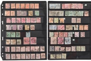 Property of a deceased estate - stamps - Great Britain: 1862-84 a representative used collection
