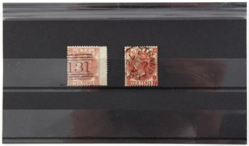Property of a deceased estate - stamps - Great Britain: 1867-80 Spray 10d plate 1 pale red-brown