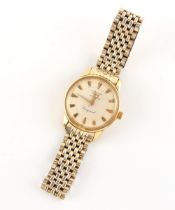 Property of a deceased estate - a gentleman's Longines Conquest automatic 18ct yellow gold cased