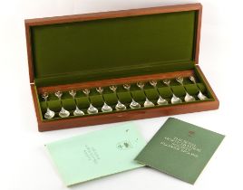 Property of a lady - The Royal Horticultural Society Flower Spoons, a complete set of twelve