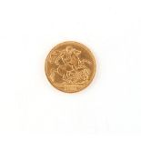 Property of a lady - gold coin - a 1911 George V gold full sovereign.