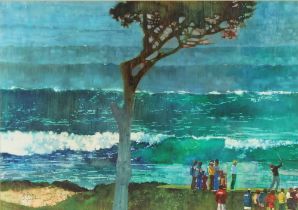 Property of a gentleman - Bernard Fuchs (Bernie Fuchs) (American, 1932-2009) - PEBBLE BEACH, A