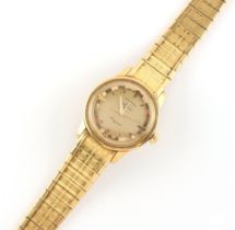 Property of a gentleman - a gentleman's Longines Conquest automatic 18ct yellow gold cased