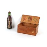 Property of a deceased estate - an early 20th century pine box advertising Teacher's Whisky, The