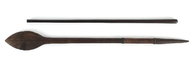 The collection of Thomas William Glover (1858-1950) - a 19th century Polynesian paddle war club,