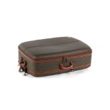 Property of a lady - MULBERRY - luggage - a Mulberry leather suitcase, with retractable handle &