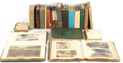 The collection of Thomas William Glover (1858-1950) - two large photograph albums containing a total