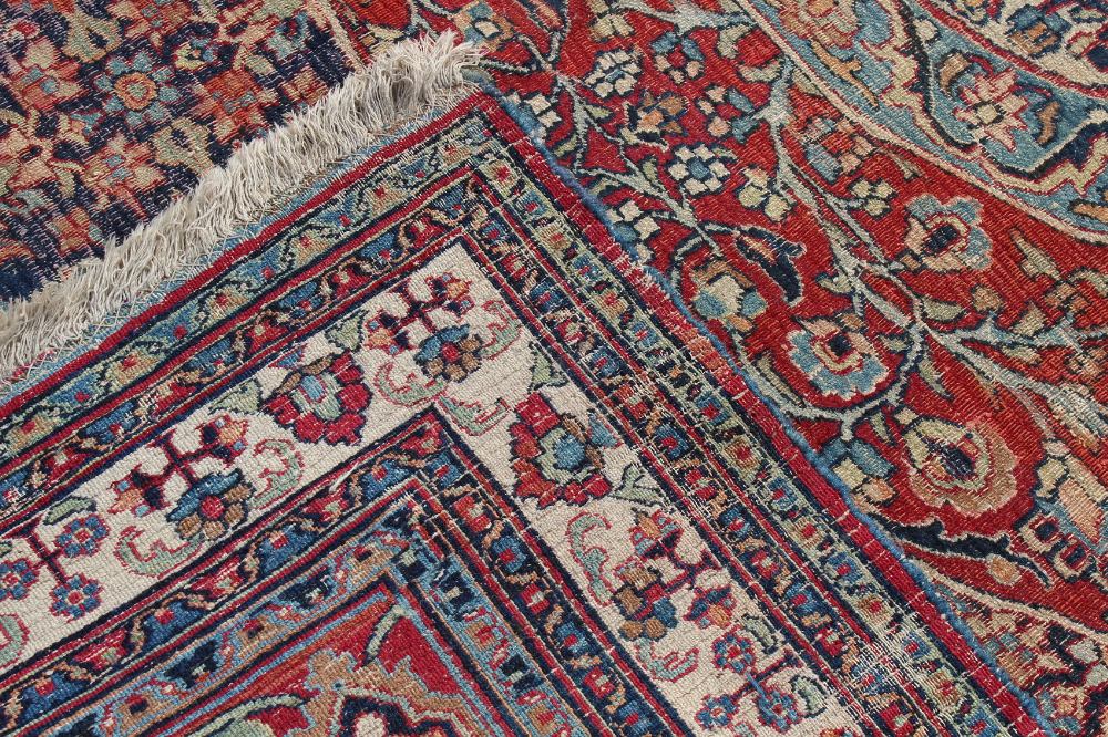 Property of a lady - a large antique Persian Khorassan carpet, 193 by 133ins. (490 by 338cms.). - Image 2 of 2
