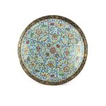 Property of a lady - a Chinese cloisonne pedestal dish, Jiaqing period, early 19th century,