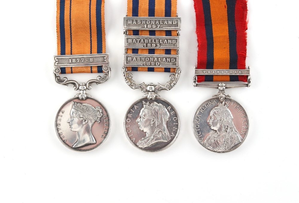 The collection of Thomas William Glover (1858-1950) - a rare South Africa campaign group of three