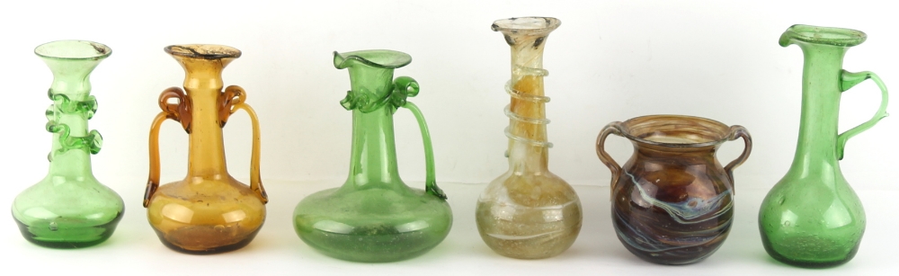 Property of a lady - a collection of nineteen Middle Eastern, probably Persian, glass vases & ewers, - Image 2 of 4