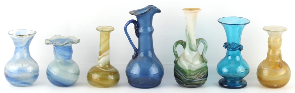Property of a lady - a collection of nineteen Middle Eastern, probably Persian, glass vases & ewers, - Image 4 of 4