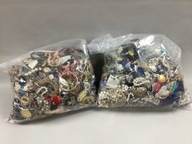 A Mixed Lot of Assorted Costume Jewellery :- Two Bags [2082529] [2082522]
