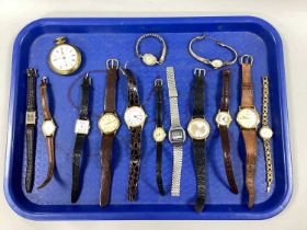 A Collection of Assortd Ladies and Gent's Wristwatches, including Avia, Sekonda, Shivas Digital,
